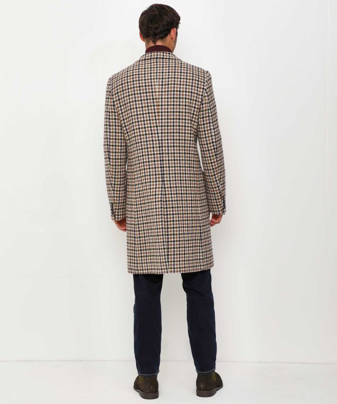 J. Blades Wool Check Coat