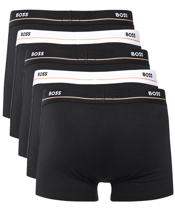 BOSS Essential Boxer Trunks Five Pack