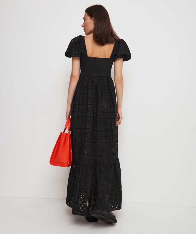 GANNI Broderie Anglaise Maxi Dress