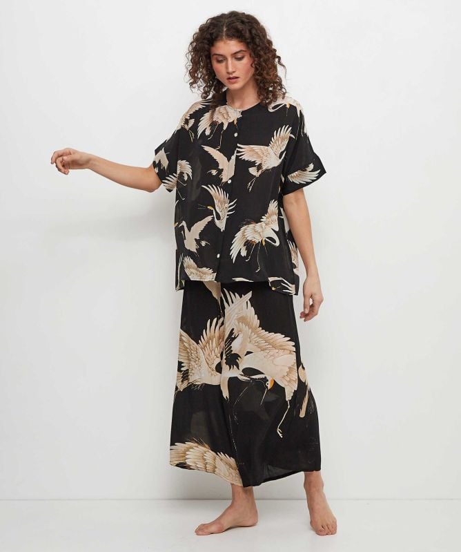 One Hundred Stars Stork Tea Blouse