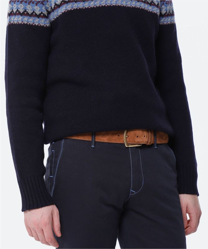 J. Blades Suede Belt 4cm