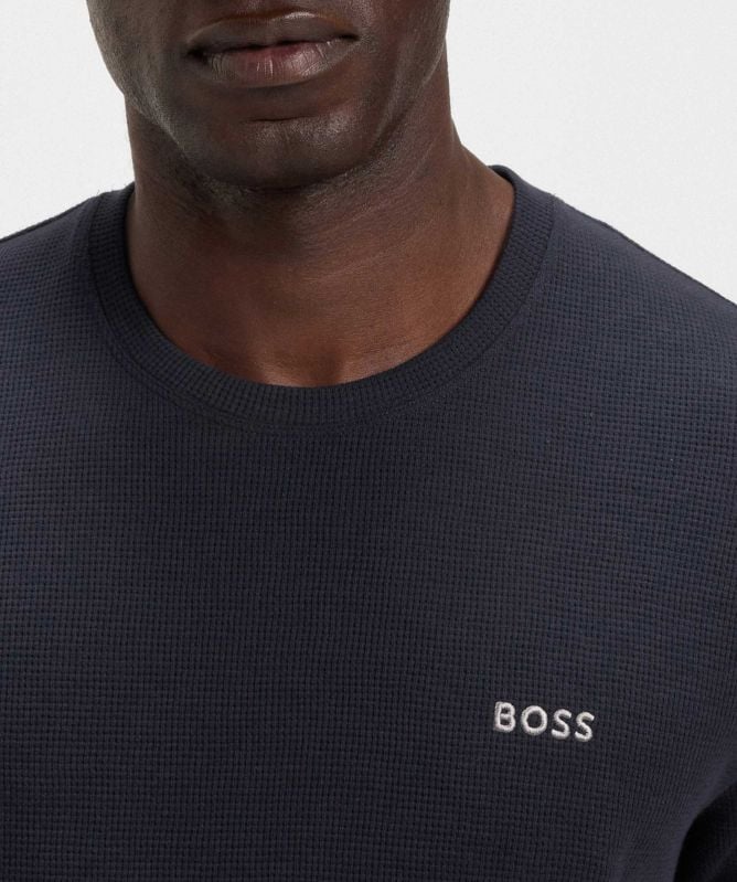 BOSS Waffle Cotton T-Shirt