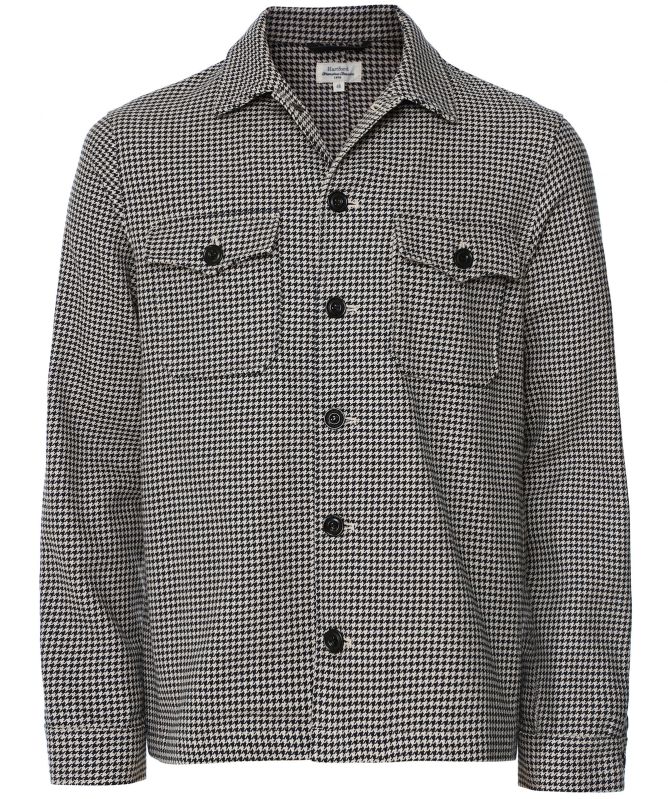 Hartford Cotton Linen Houndstooth Daytona Jacket