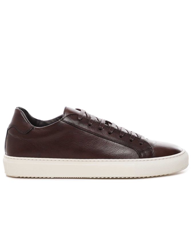 Joss Buffalo Leather Trainers