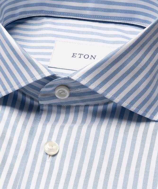 Eton Slim Striped Oxford Shirt