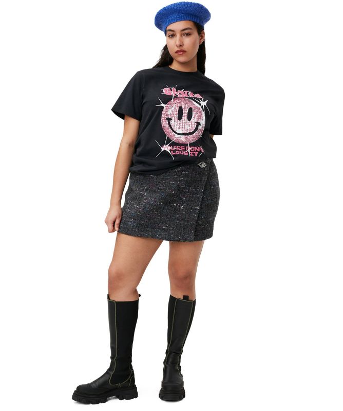 GANNI Smiley Relaxed T-Shirt