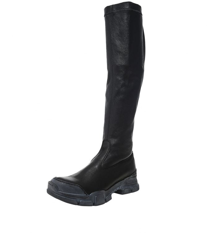 Lofina Long Leather Boots