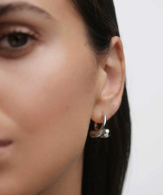 PDPAOLA Loop Hoop Earrings