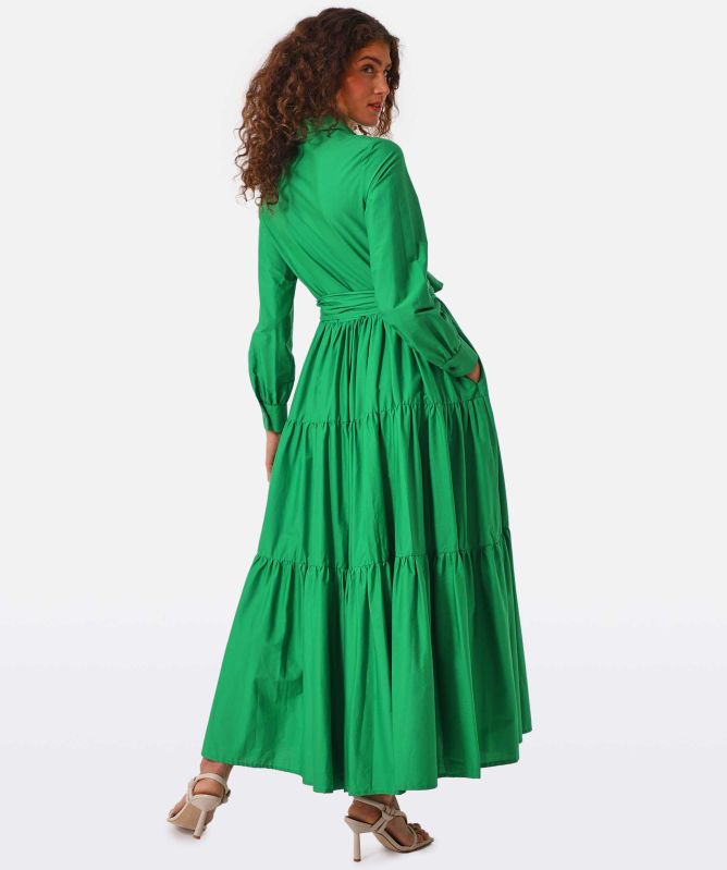 Lavi Flora Tiered Maxi Dress