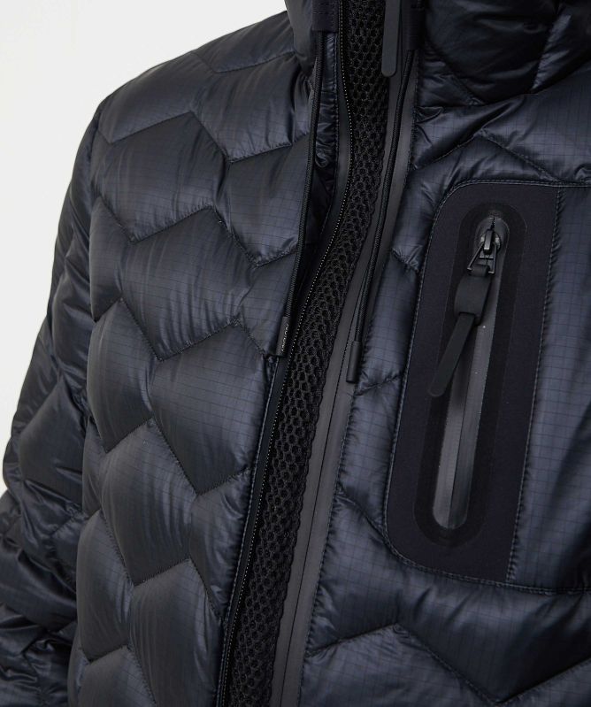 Peuterey Geometric Quilt Down Jacket