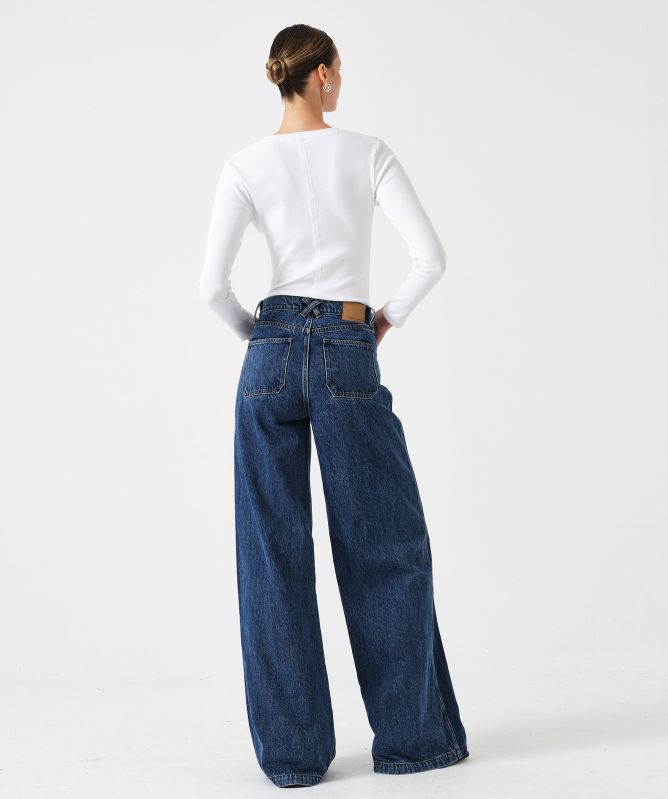 Seventy + Mochi Bay Two Tone Jeans