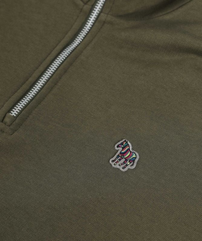 Paul Smith Half-Zip Zebra Sweatshirt