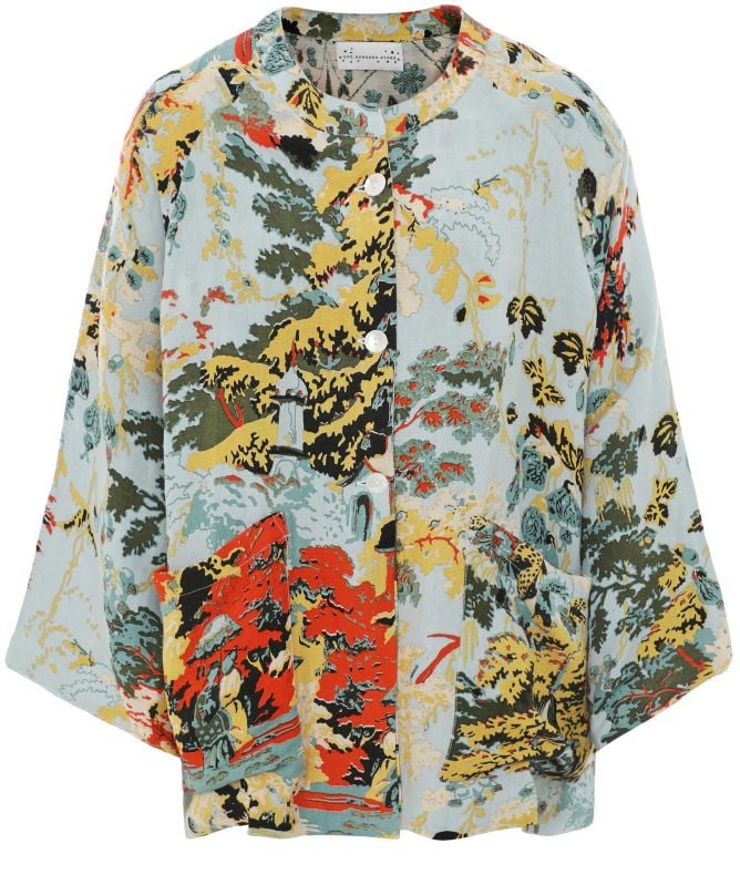 One Hundred Stars China Tree Aqua Summer Jacket