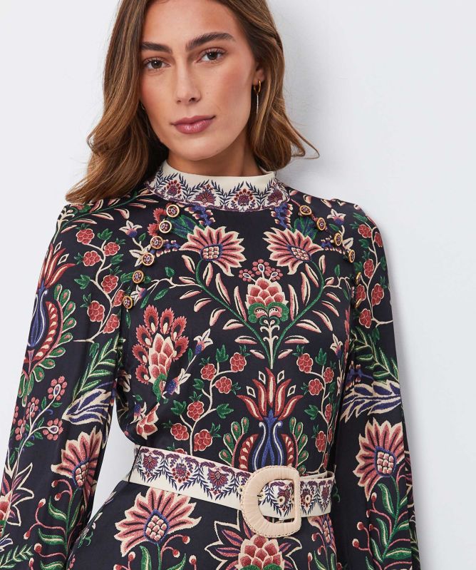 FARM Rio Marvellous Garden Midi Dress