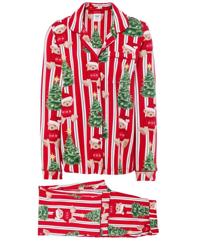 Chelsea Peers Christmas Teddy Bear Long Pyjamas