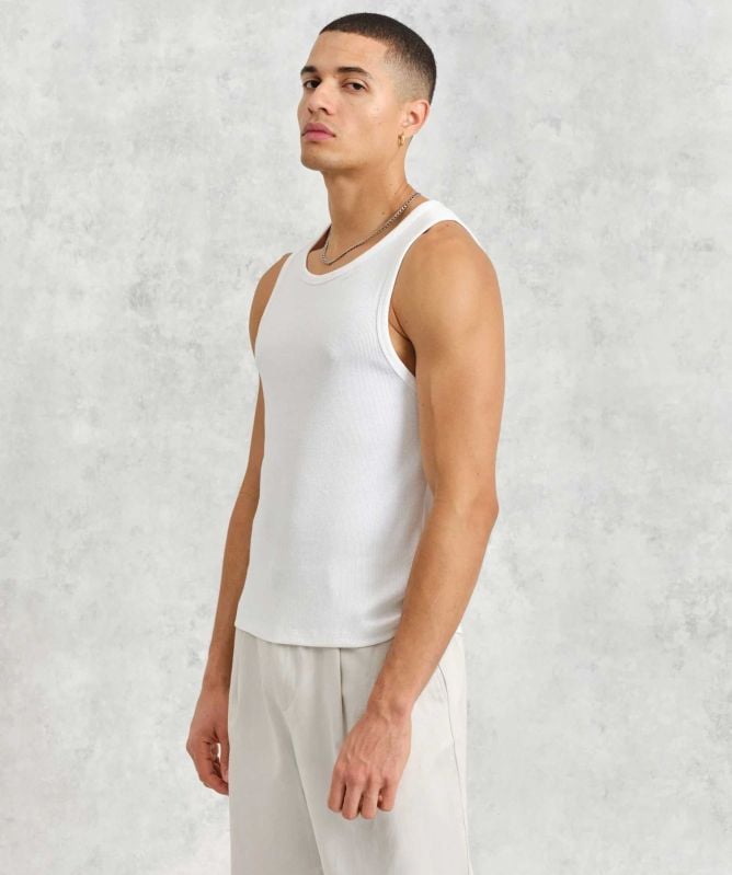 Wax London Ribbed Montague Vest