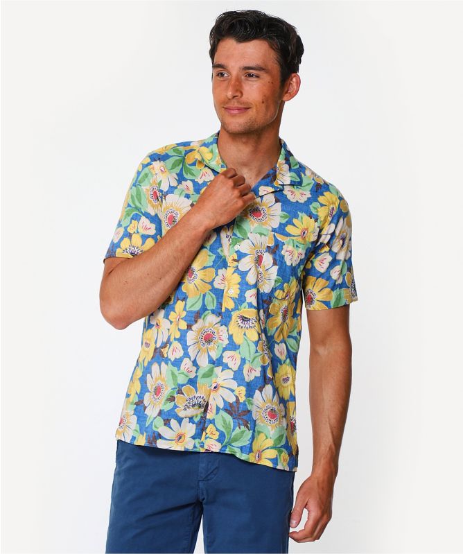 Hartford Slim Fit Floral Slam Shirt