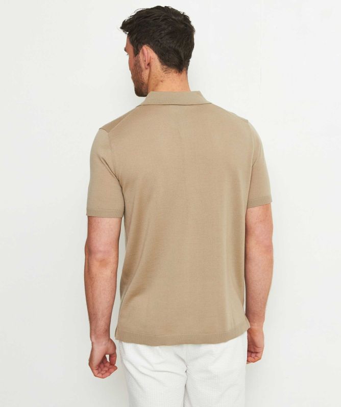 Thomas Maine Knitted Short Sleeve Shirt