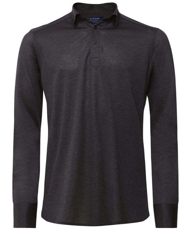 Eton Contemporary Fit Cotton Popover Shirt