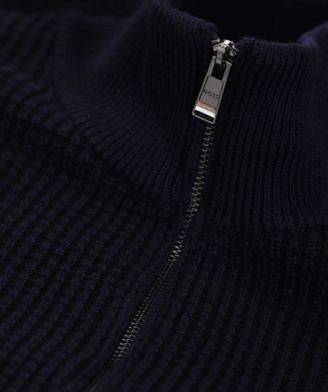BOSS Waffle Mabeo Cardigan