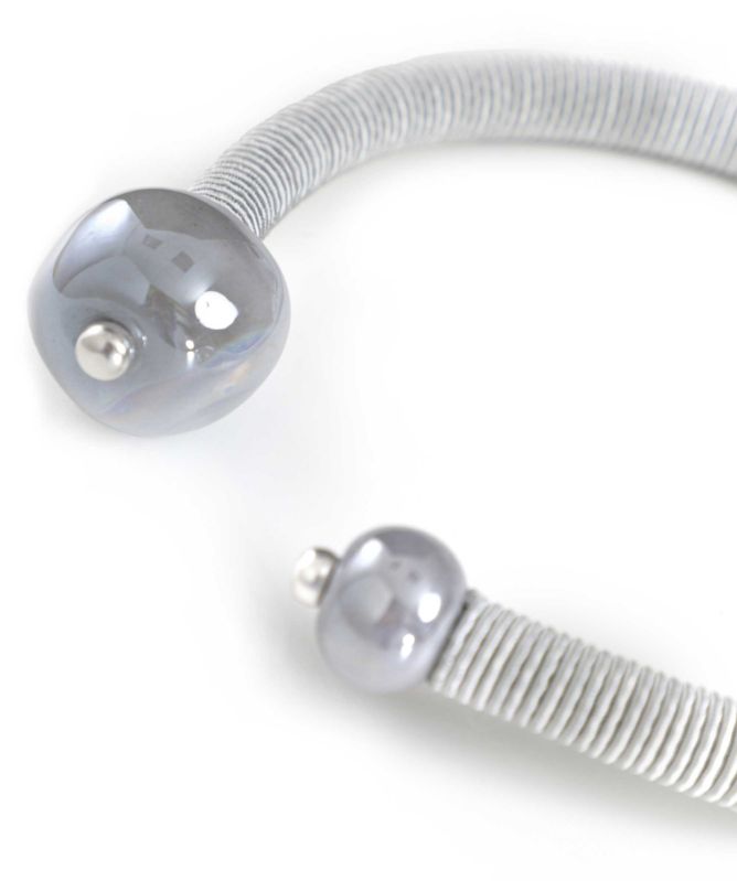 Christina Brampti Silk Cord Bead Necklace