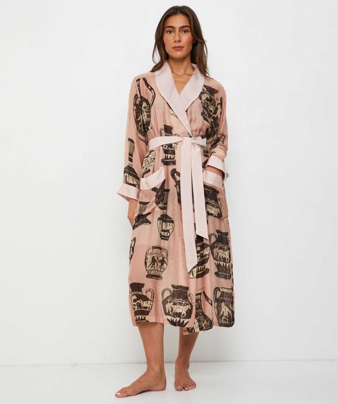 One Hundred Stars Pots Plaster Pink Gown