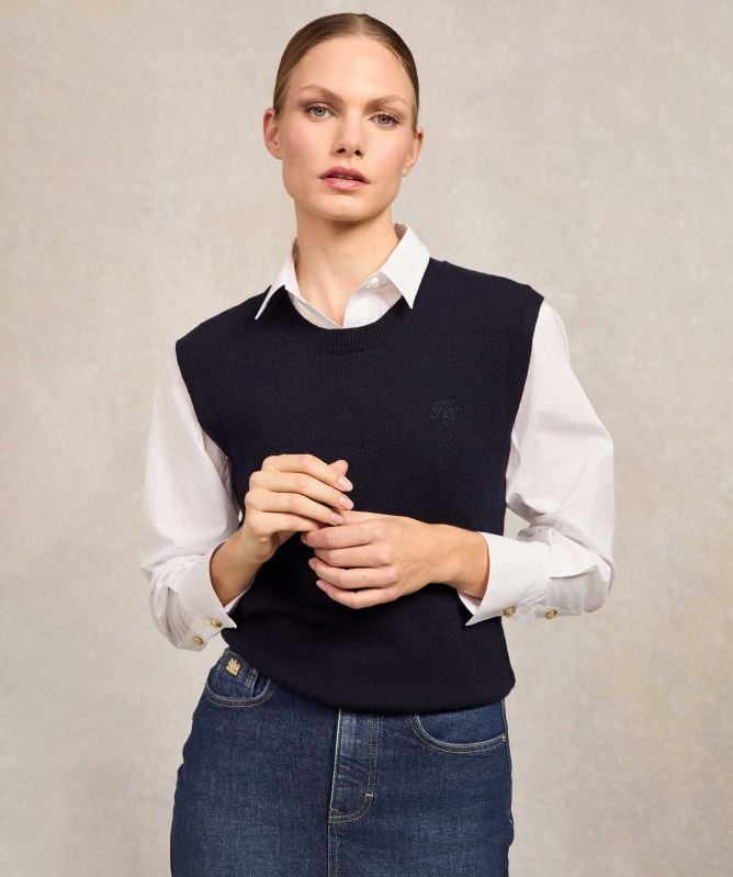 Holland Cooper Sarah Knitted Tank