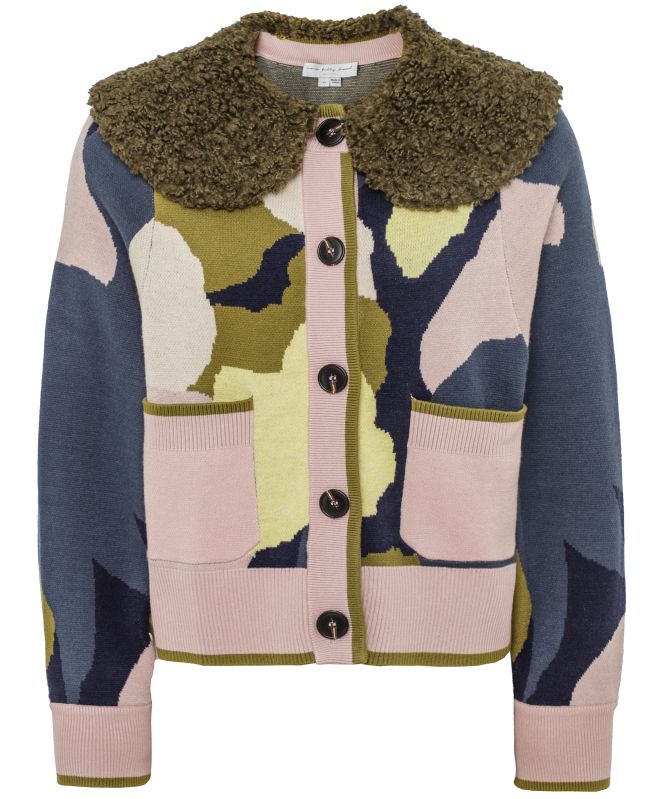 Never Fully Dressed Mara Abstract Cheryl Cardigan