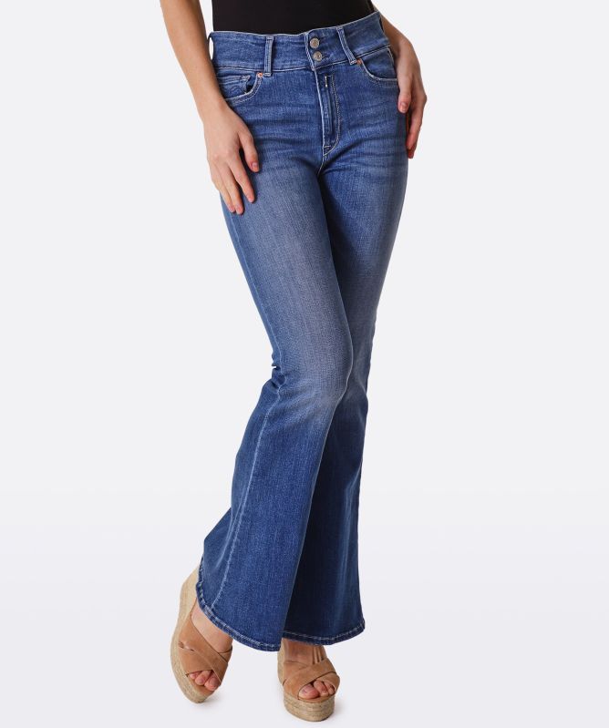 Replay Newluz Flare Fit Bootcut Jeans