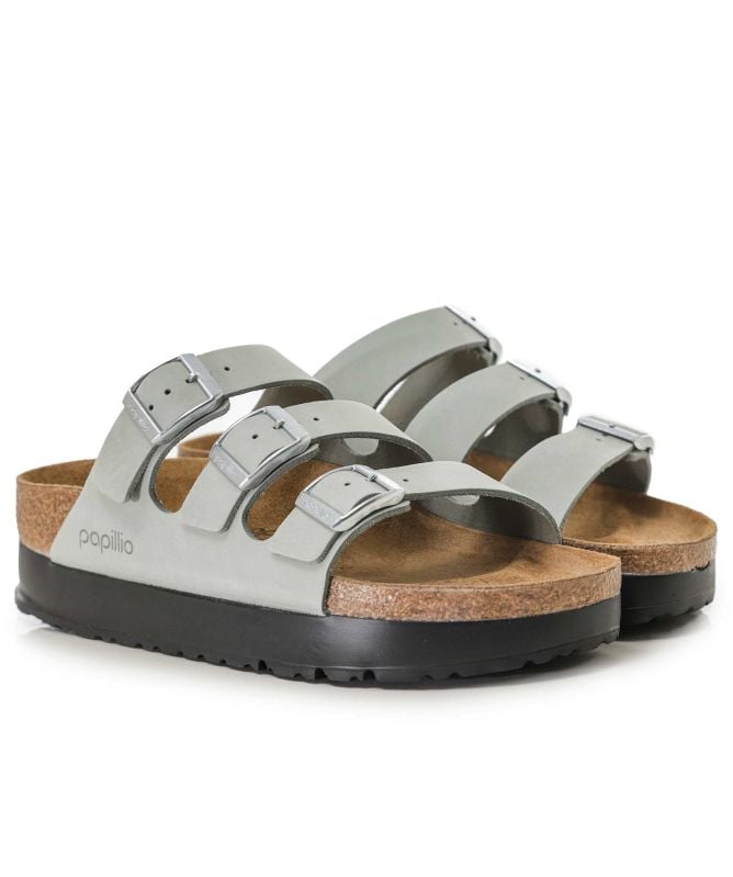 Birkenstock Florida Flex Platform Nubuck Sandals