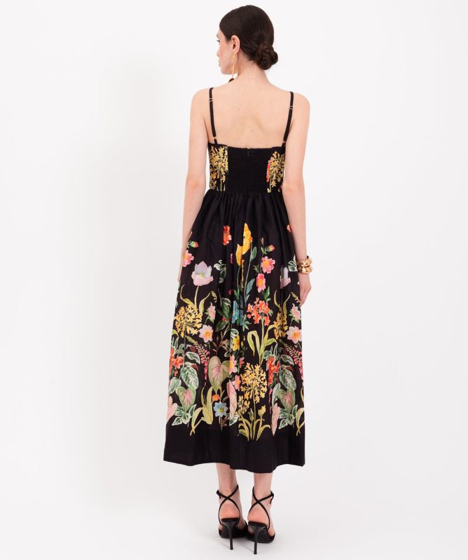 Lavi Tarante Floral Midi Dress