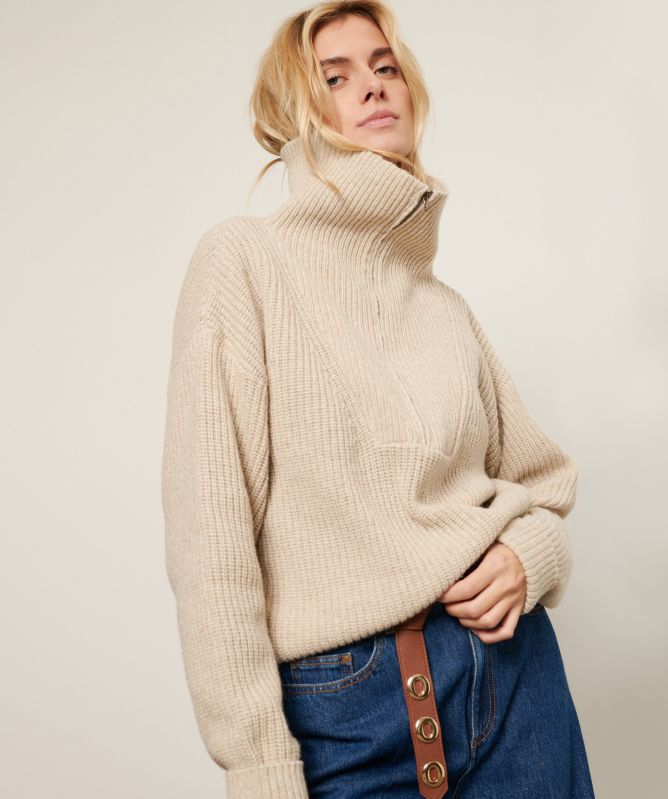 Chloé Stora Mouliné Merino Sweater