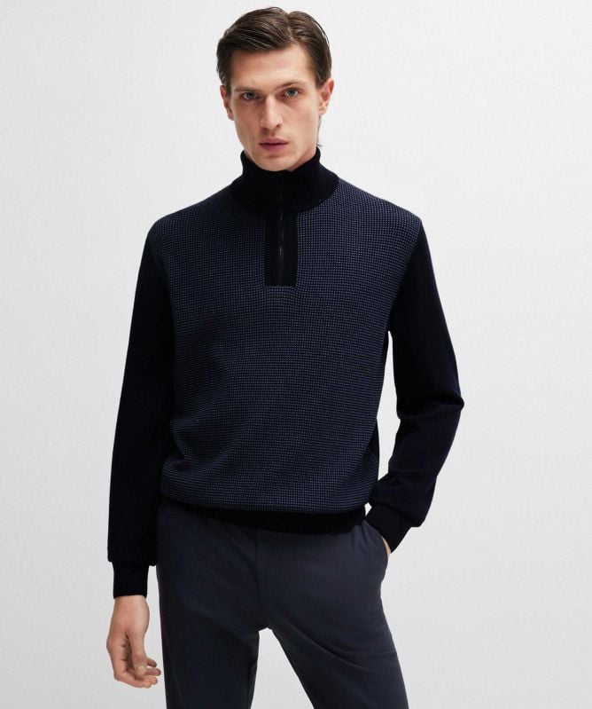 BOSS Half-Zip H-Dambino Jumper