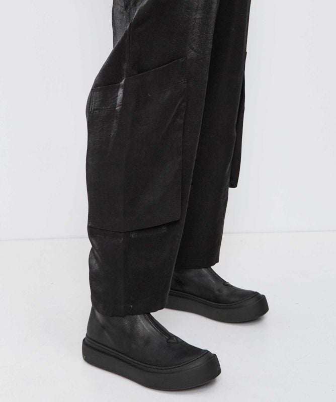 Bize Rib Knit Waist Trousers