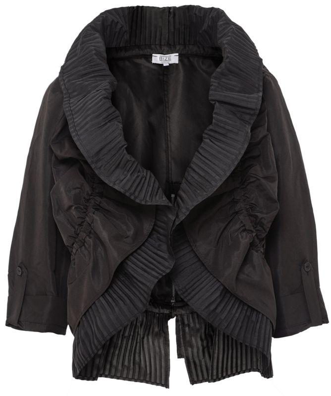 Bize Pleated Zip Back Jacket