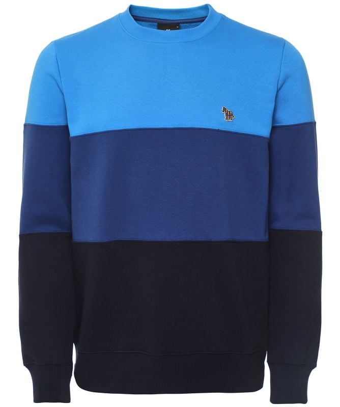 Paul Smith Organic Cotton Colour Block Zebra Sweatshirt