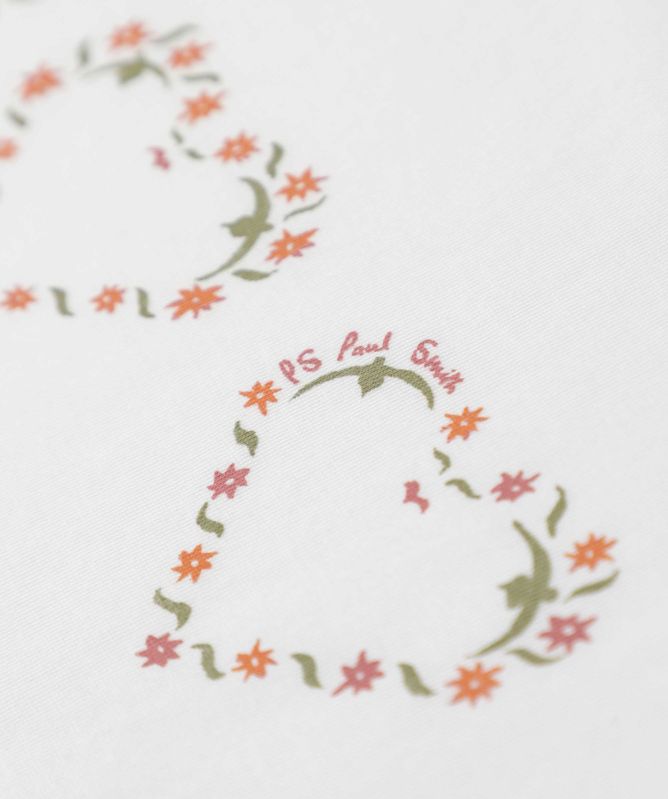 Paul Smith Floral Heart Tee
