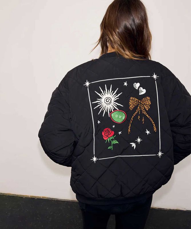 Never Fully Dressed Quilted Nylon Bomber