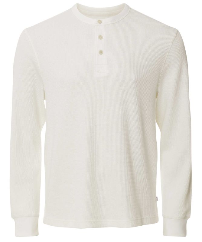 Wax London Long Sleeve Halton Henley T-Shirt