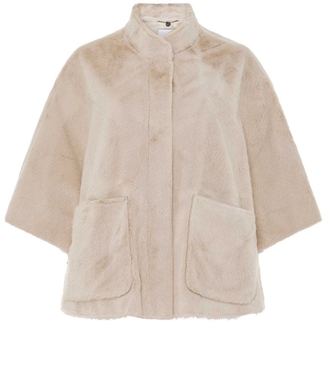 Rino and Pelle Dewi Faux Fur Cape