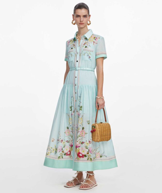 Self Portrait Rattan Cherry Charm Mini Bag