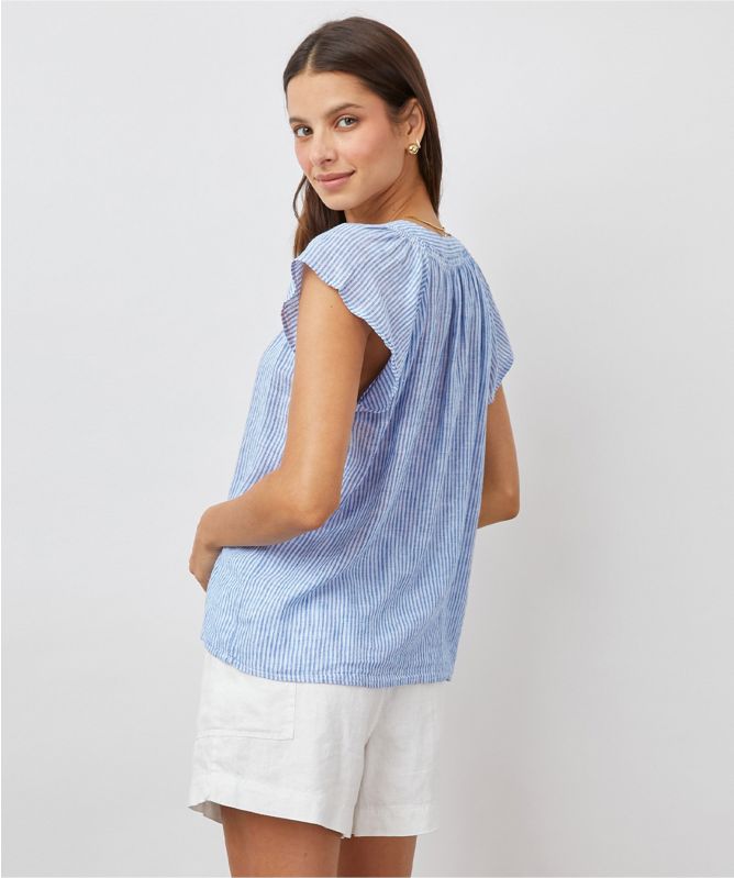Rails Linen Striped Alena Shirt