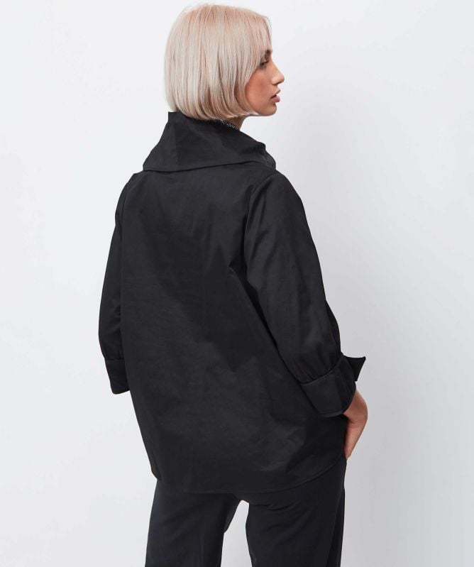 Bize Ruffle Neck Blouse