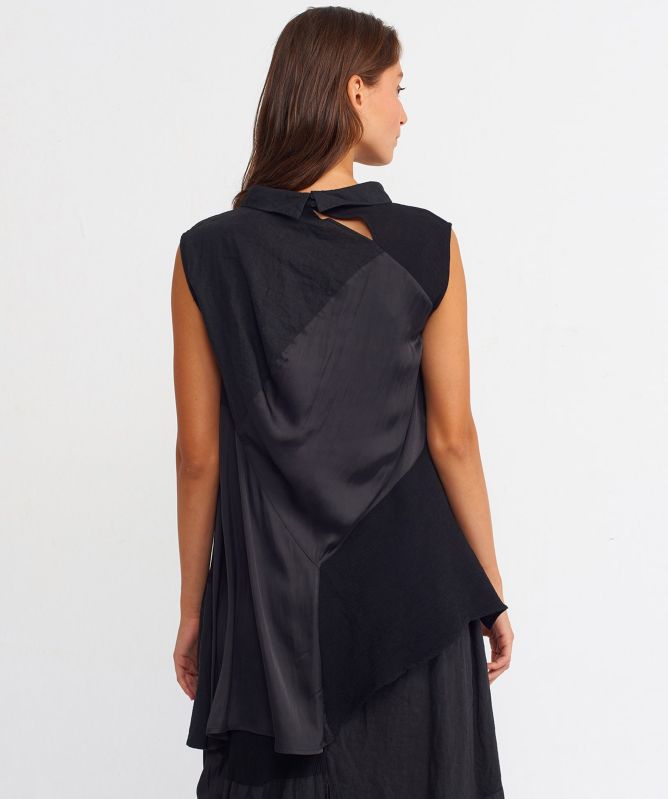 NU London Hemp Asymmetrical Vest