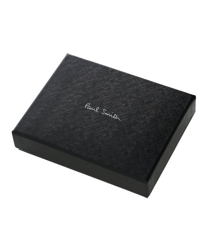 Paul Smith Swirl Print Leather Zip Wallet