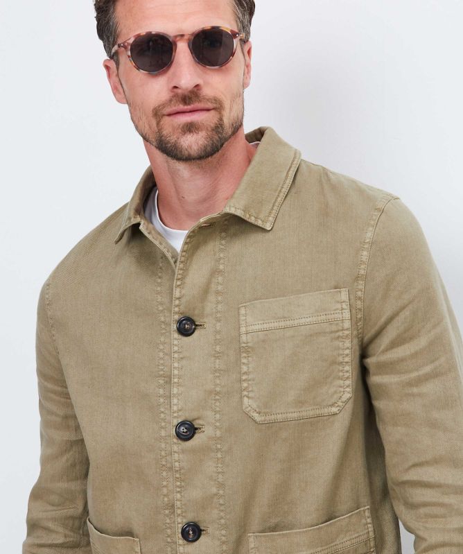 Circolo 1901 Linen Work Jacket