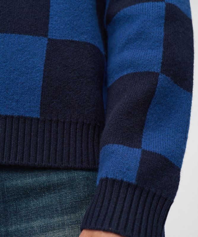 Anerkjendt Aksinus Check Merino Knit Cardigan