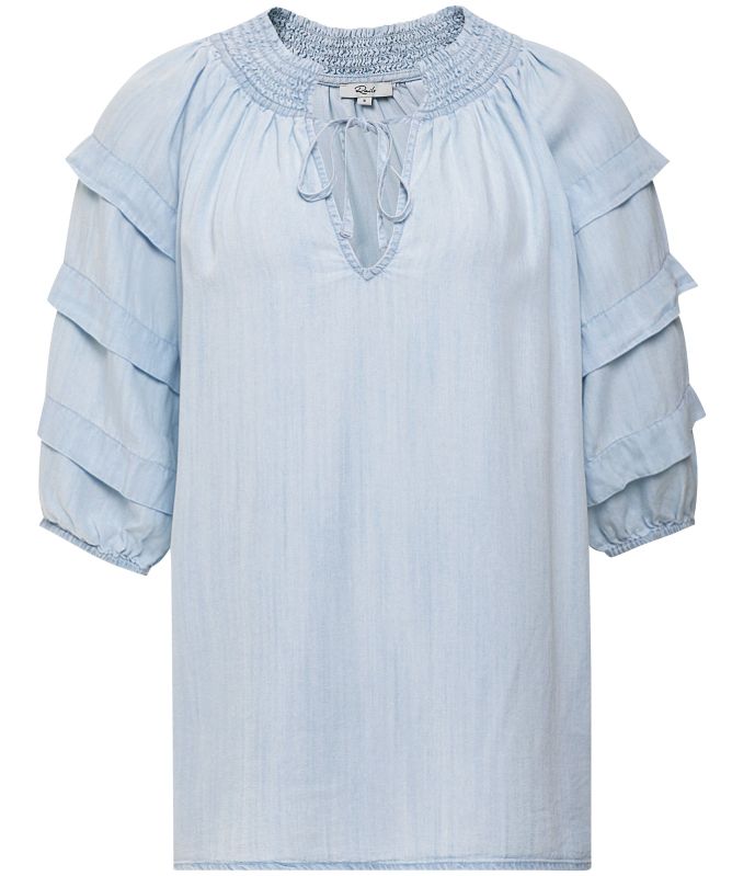 Rails Paris Pleated Sleeves Blouse