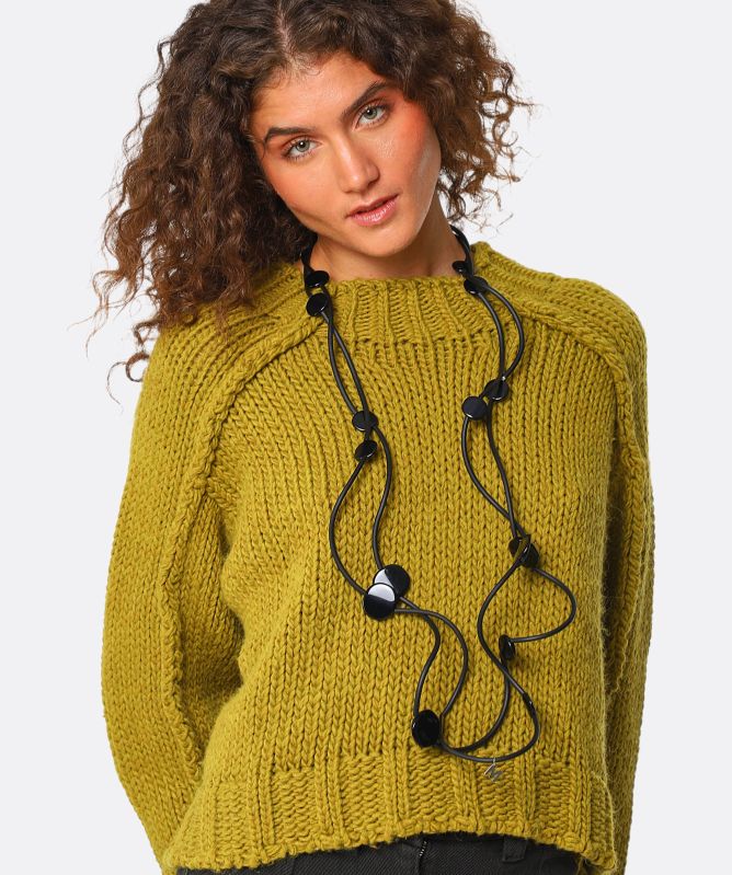 Marte Jewelry Layered Resin Necklace