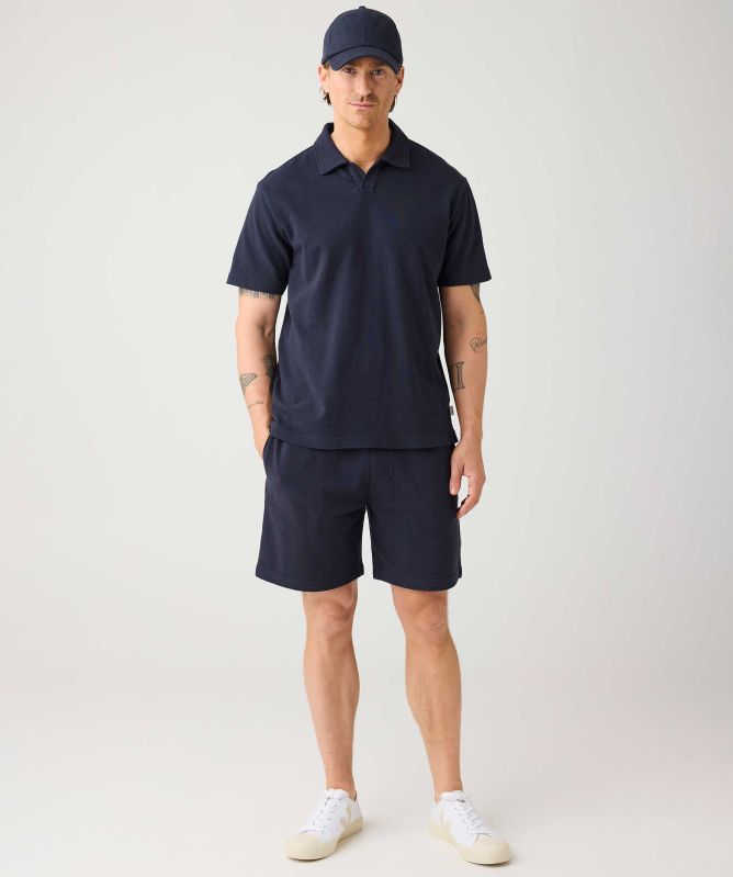 Knowledge Cotton Bouclé Jersey Shorts